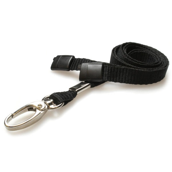 Bilde av Black lanyard / keyhanger 10 mm with metal lobster clip. 60270561 (DE,SE,NO,FI,RO,PL)